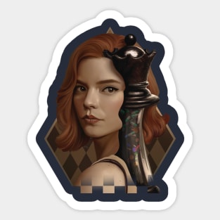 Beth Harmon “The Queen’s Gambit” Sticker